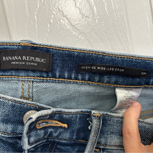 Banana Republic High-Rise Wide-Leg Crop Jeans - Picture 2 of 8